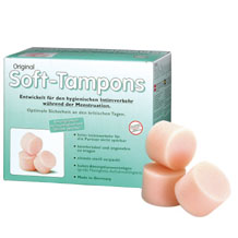 Soft Tampons. Sterilized tampons for the menstruation days