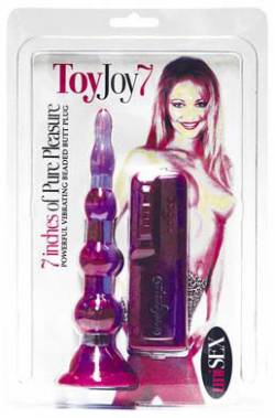 Toy Joy 7 Jelly Stab m. Vibr. lila 17cm