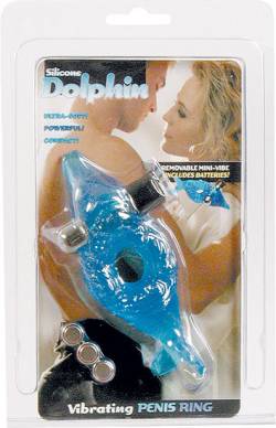 Silicone Dolphine Vibrating Penis Ring