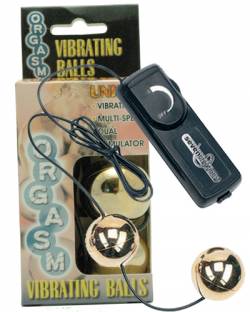Orgasm Vibrating Ball - Gold