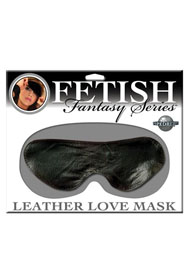 Leather Love Mask Black