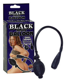 Black anal balloon