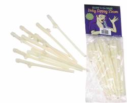 Plastic GW Dicky Sipping Straws 10 pcs.