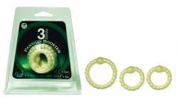 3 Rings Passion Booster;silicon ring set