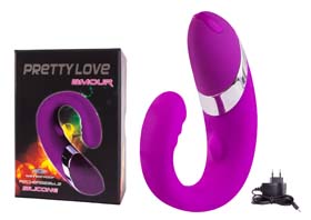 PRETTY LOVE AMOUR, Silicone 12 function vibrations, waterpro