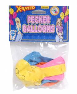 X-RATED PECKER BALLOONS (8 PIECES)